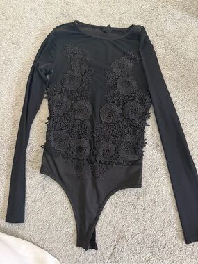 Windsor Black Sleeveless Lace-Trim Top